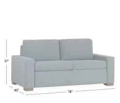 American Leather Revere Silver Queen Sleeper