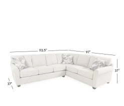 Arcadia 2 Piece Sectional - XL RHF Sofa and LHF Sofa