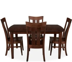 Arlington 5-Piece Dining Set w/ Double Panel Side Chairs