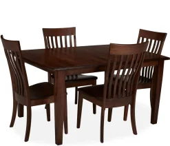 Arlington 5-Piece Dining Set w/ Slat Side Chairs