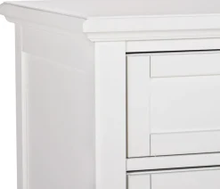 Atlantic 5-Drawer Chest - White