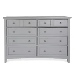 Atlantic 8-Drawer Dresser - Gray
