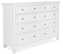 Atlantic 8-Drawer Dresser - White