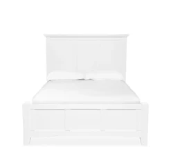 Atlantic Full Panel Bed - White