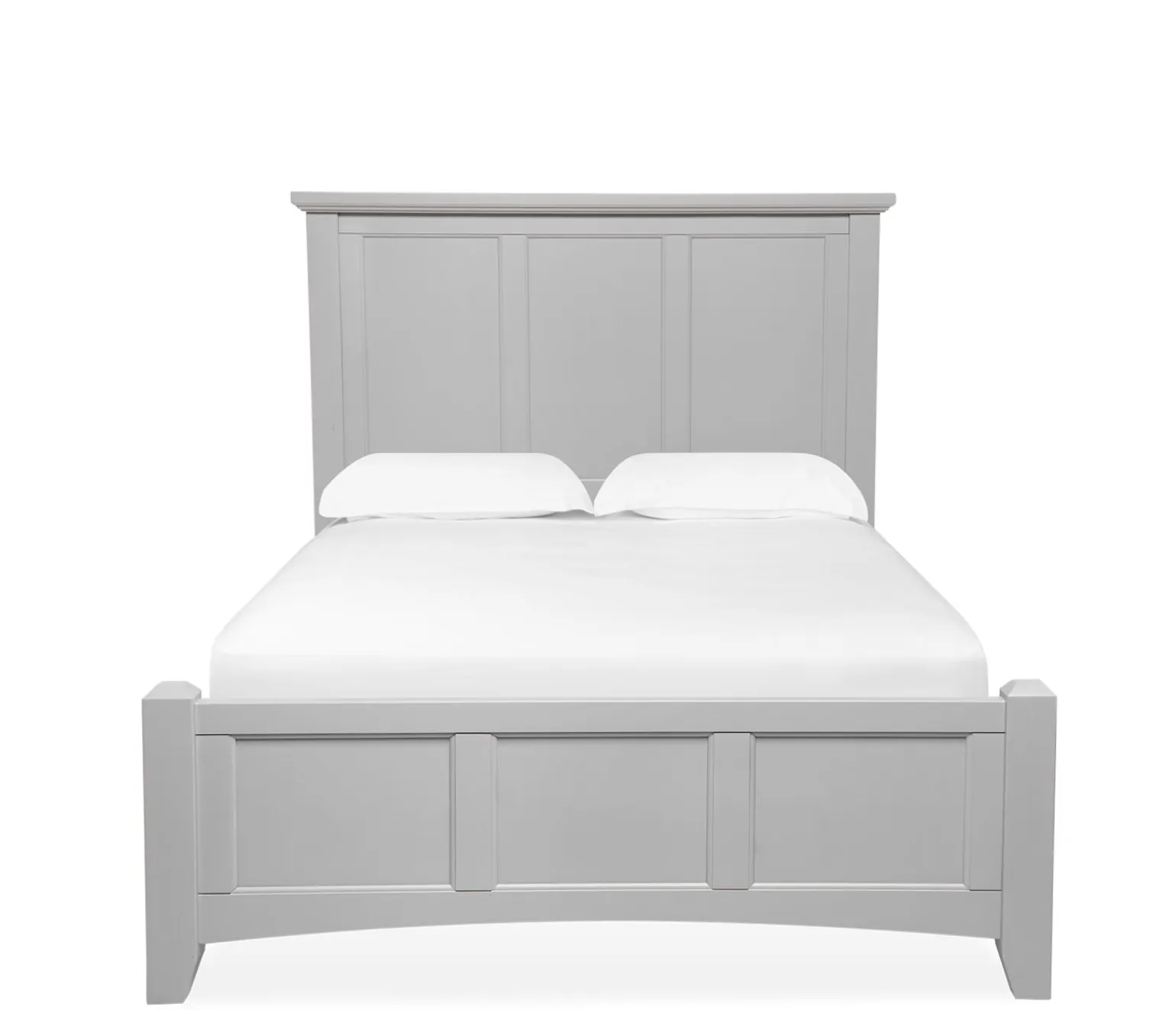 Atlantic Queen Panel Bed - Gray