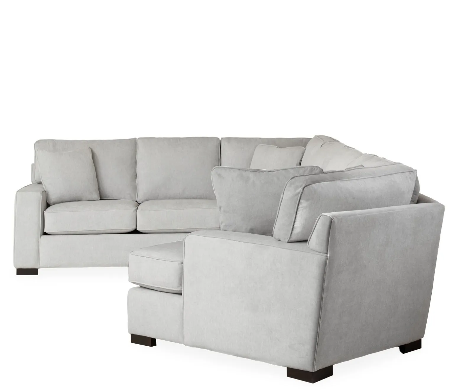 Bedford 3-Piece Sectional - LHF Sofa Sectional, Armless Apt Sofa, & RHF Cuddler
