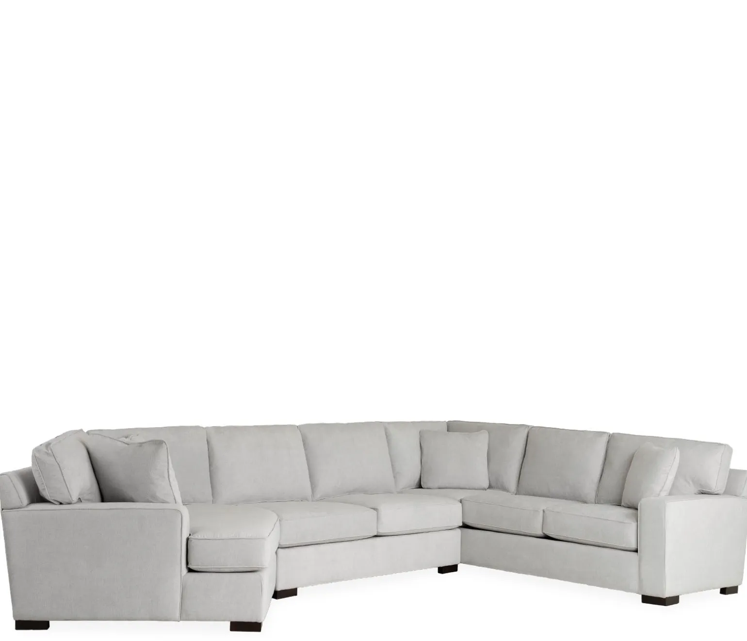 Bedford 3-Piece Sectional - RHF Sofa Sectional, Armless Apt Sofa, & LHF Cuddler