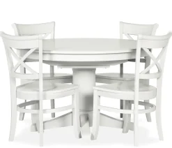Brentwood 5-Piece Dining Set - Lumina White
