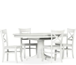 Brentwood 5-Piece Dining Set - Lumina White