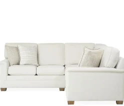 Brunswick 2-Piece Sectional LA Loveseat and RAC Sofa with Corner