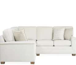 Brunswick 2-Piece Sectional RA Loveseat and LAC Sofa with Corner