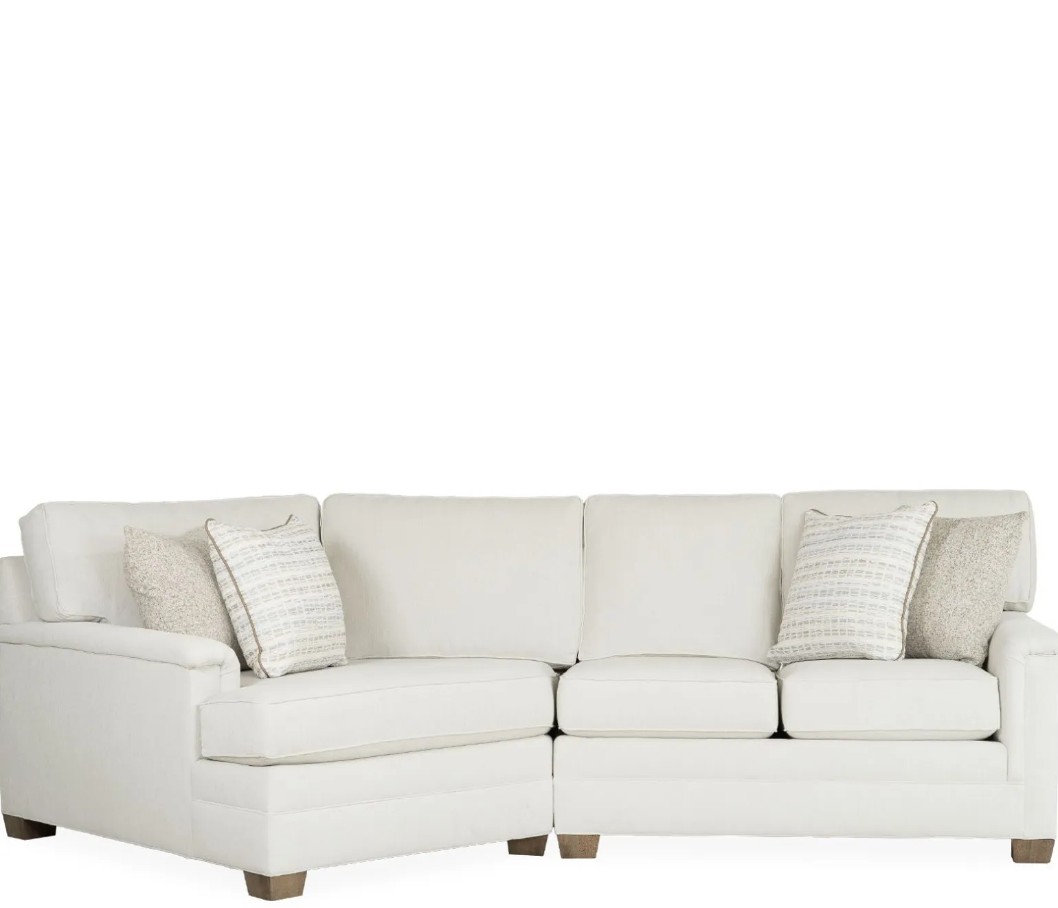 Brunswick 2-Piece Sectional RA Loveseat and LA Cuddler