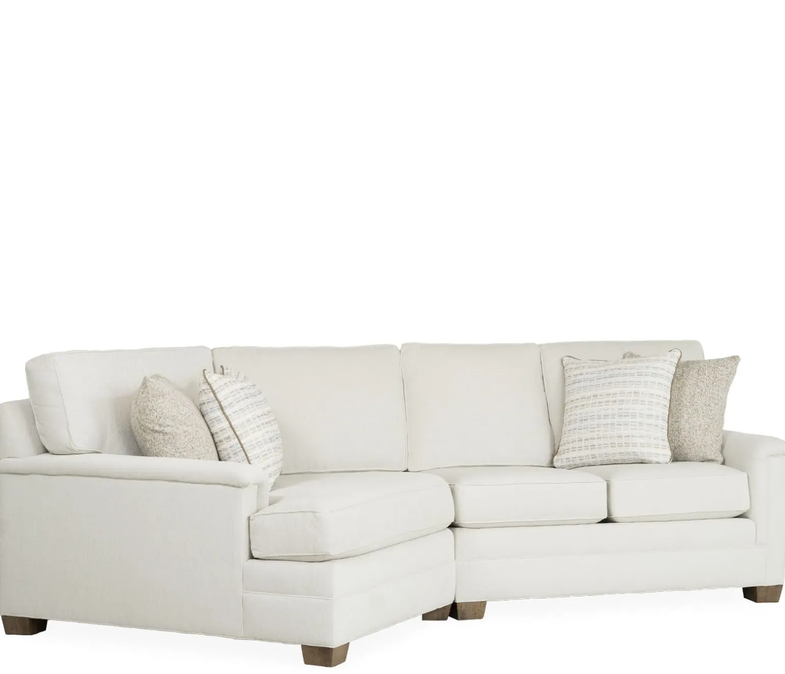 Brunswick 2-Piece Sectional RA Loveseat and LA Cuddler