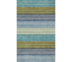 Brushstroke Blue Rug - 5' x 8'