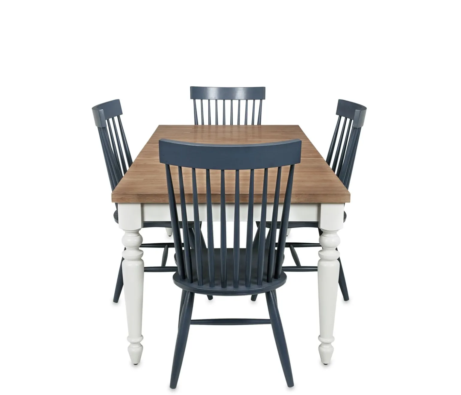 Cape Cod 5-Piece Dining Set with Denim Chairs