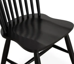 Cape Cod Windsor Side Chair - Black