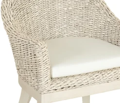 Catalina Accent Chair - Whitewash