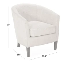 Charlize Barrel Chair - Solaz