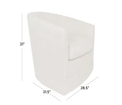 Charlize Swivel Chair - Solaz