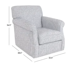 Char Swivel Glider Chair