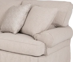 Cindy 2 Piece Slipcover Sectional - RSE 3 Seat Corner, LSE 3 Seat End