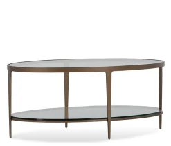 Clooney Oval Coffee Table - Harvest