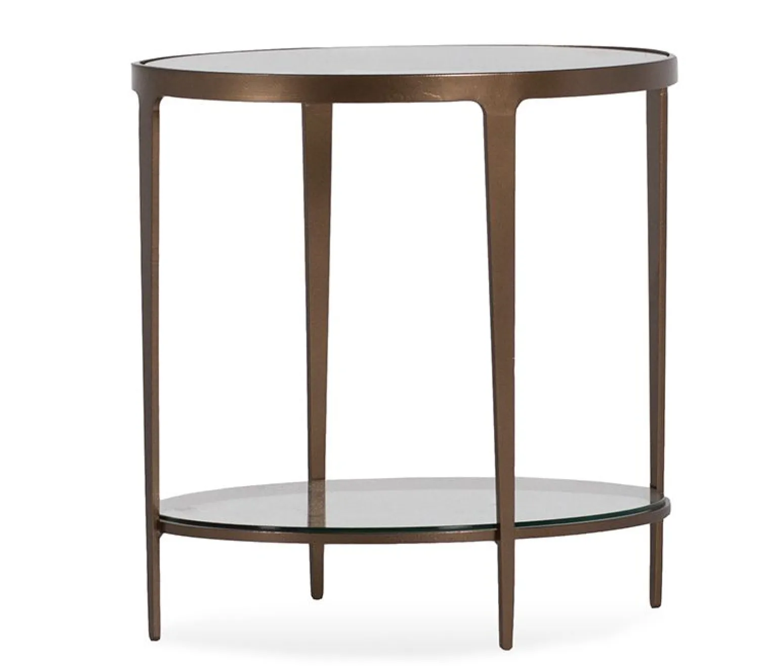 Clooney Oval Side Table - Harvest
