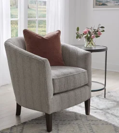 Clooney Round Side Table - Gunmetal