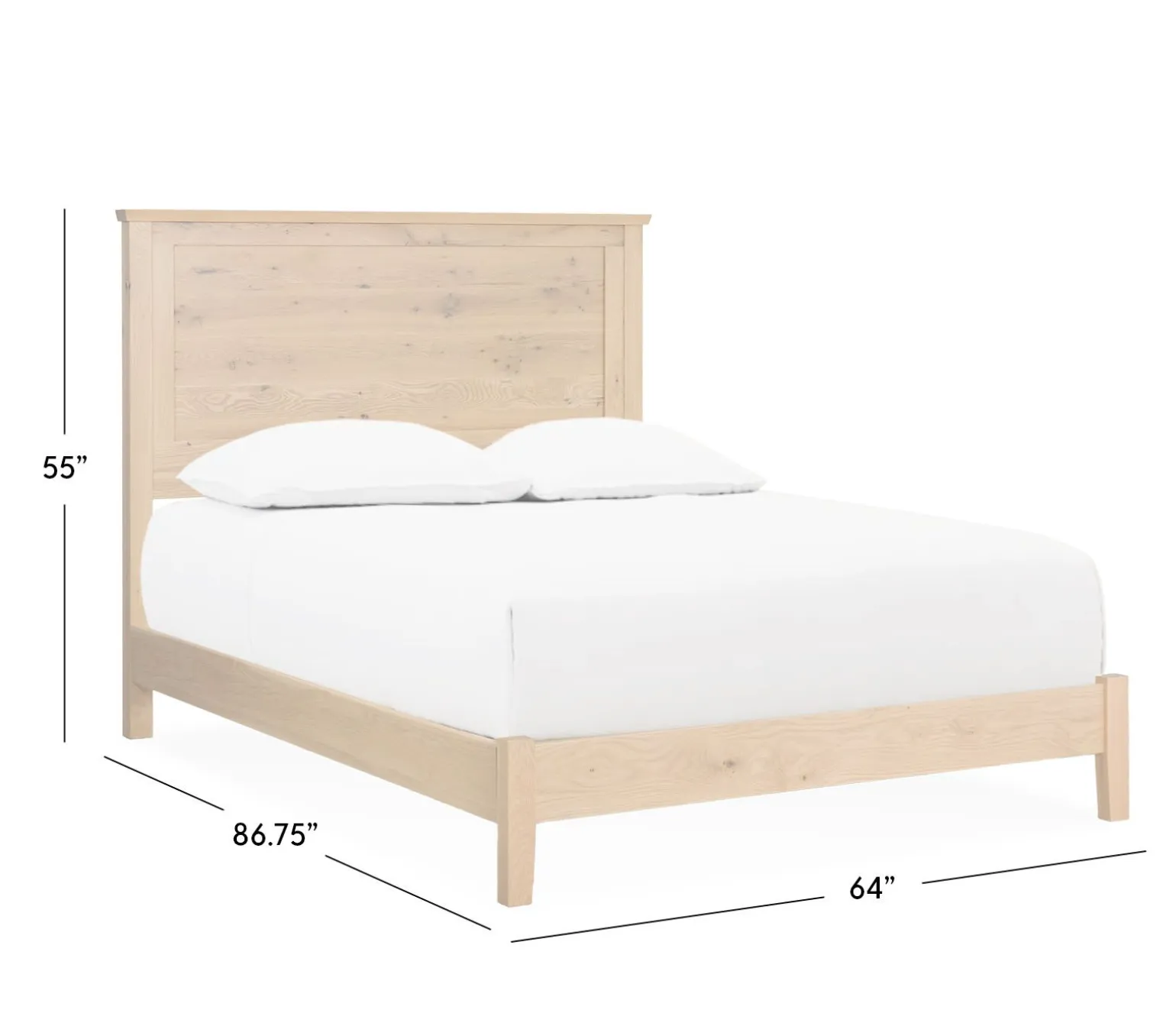 Copenhagen Queen Bed - Low Footboard