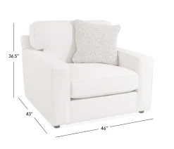 Courtyard Track Arm Chair and a Half