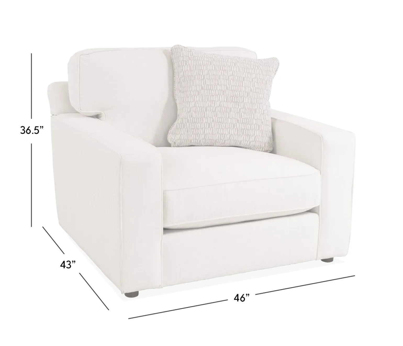 Courtyard Track Arm Chair and a Half