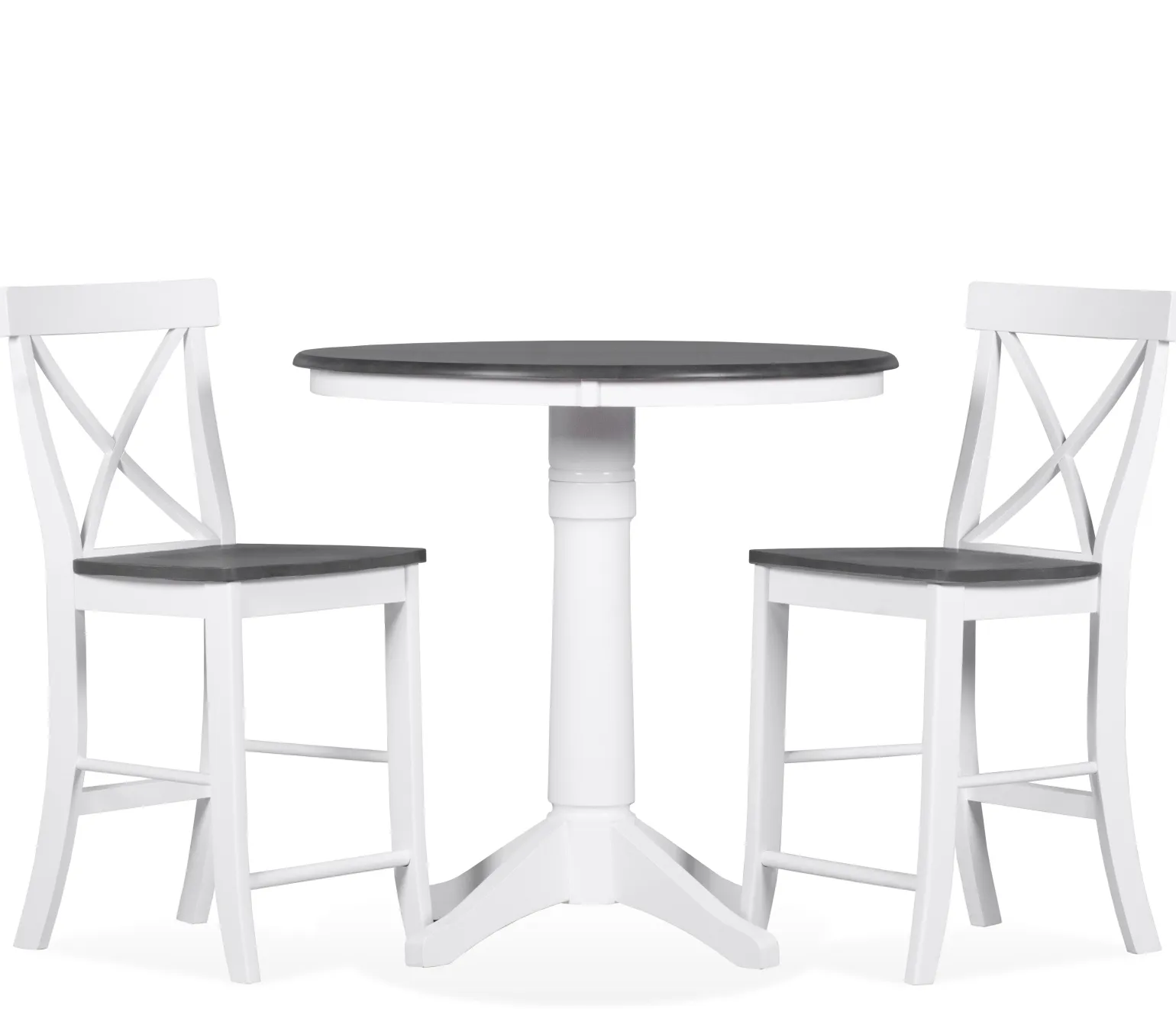 Cove II - 3-Piece Counter Dining Set w/ X-Back Stools