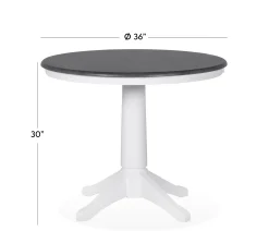 Cove II - 3-Piece Dining Set w/ X-Back Chairs