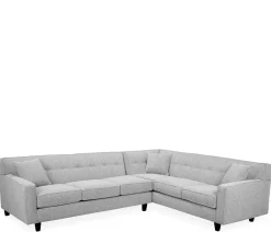 Draper 2-PC Sectional corner sofa LSE, 3 seat end RSE