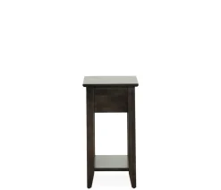 Edmund Chairside Table - Rich Chocolate