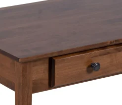 Edmund Small Coffee Table - Tuscan Brown