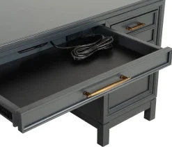 Evans Executive Desk - Midnight