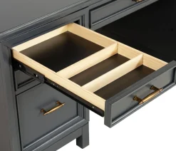 Evans Executive Desk - Midnight