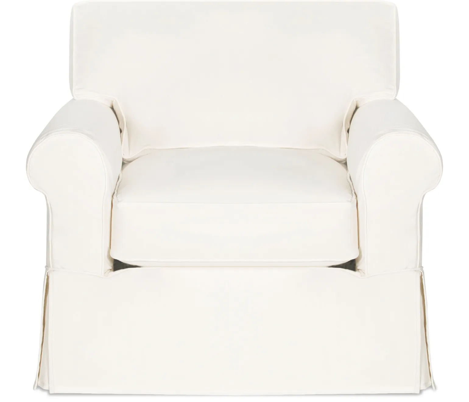 Fairbanks Slipcover Chair - White