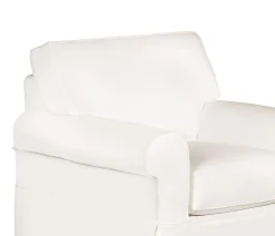 Fairbanks Slipcover Chair - White