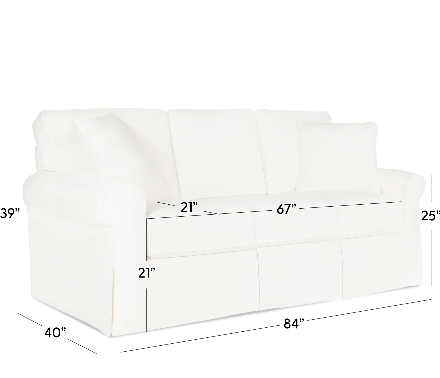 Fairbanks Slipcover Queen Sleeper