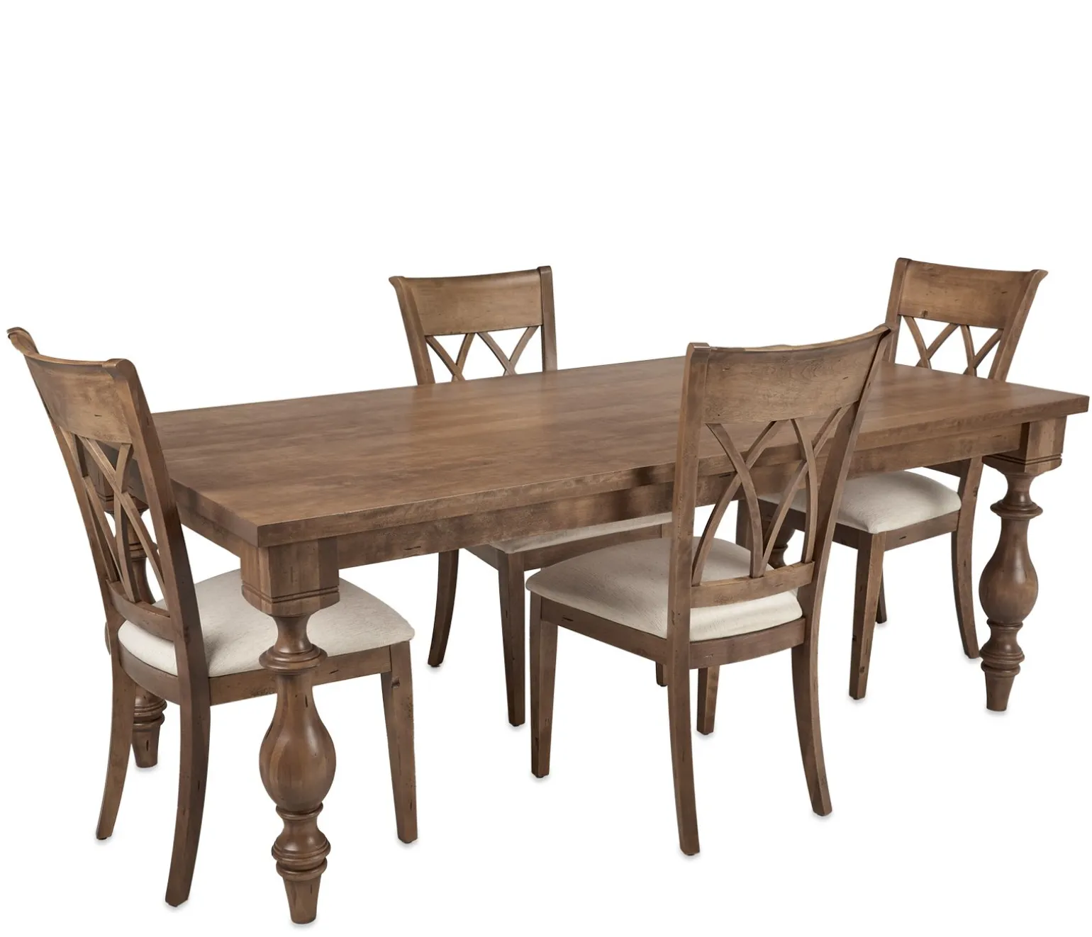 Farmhouse 5-Piece Set - Double X Chairs