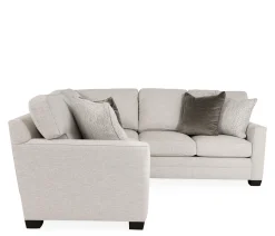 Flannery 2 Piece Sectional - LAC Sofa w/ corner & RA Loveseat