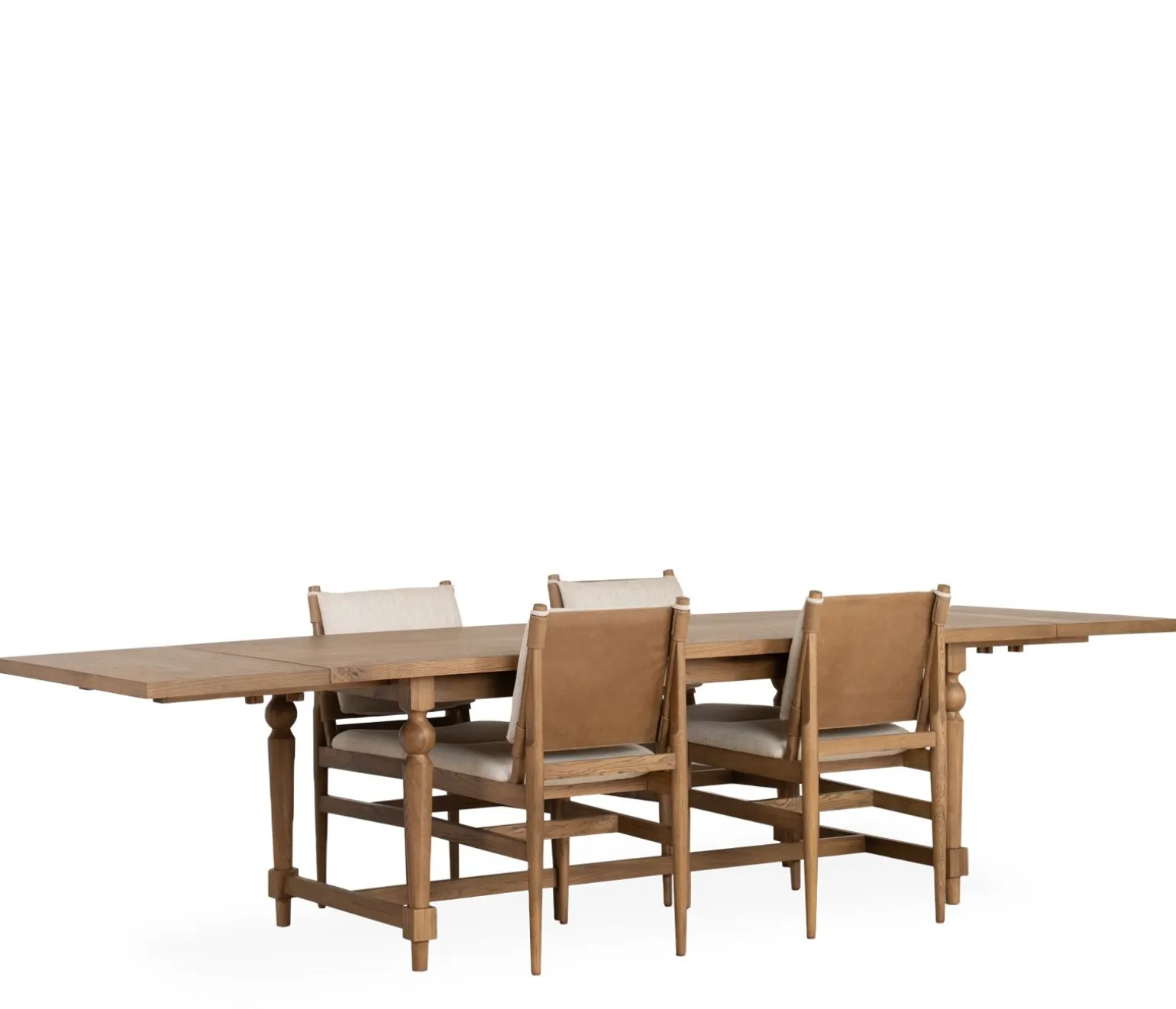 Glenview 5-Piece Dining Set w/ Upholstered Chairs