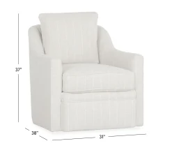 Hamlin Swivel Chair - Tan
