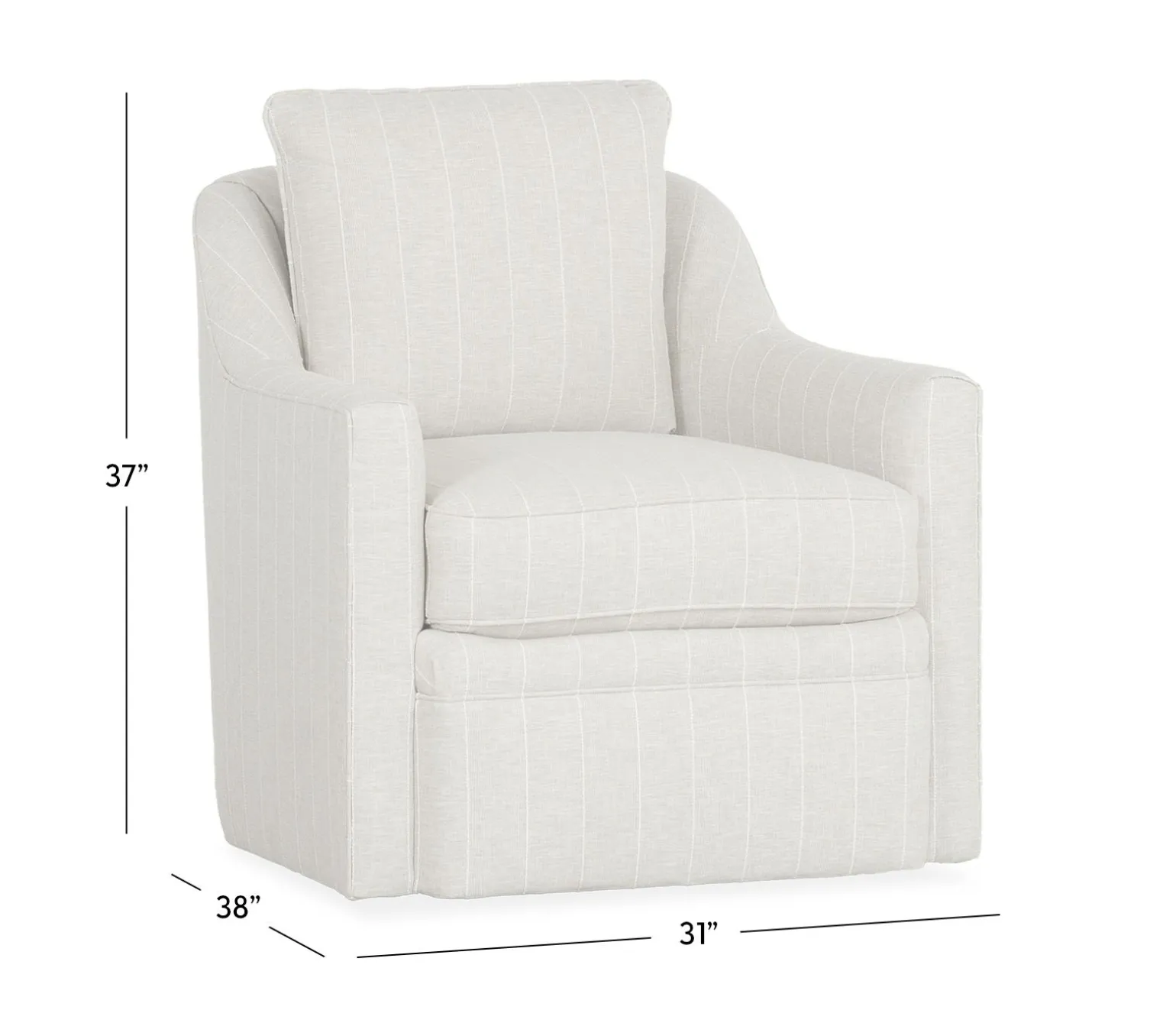 Hamlin Swivel Chair - Tan