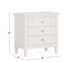 Harborview 3-Drawer Nightstand