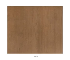 Henderson 4-Drawer Desk - Pecan