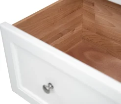 Henderson King Platform Storage Bed - Snowbound White