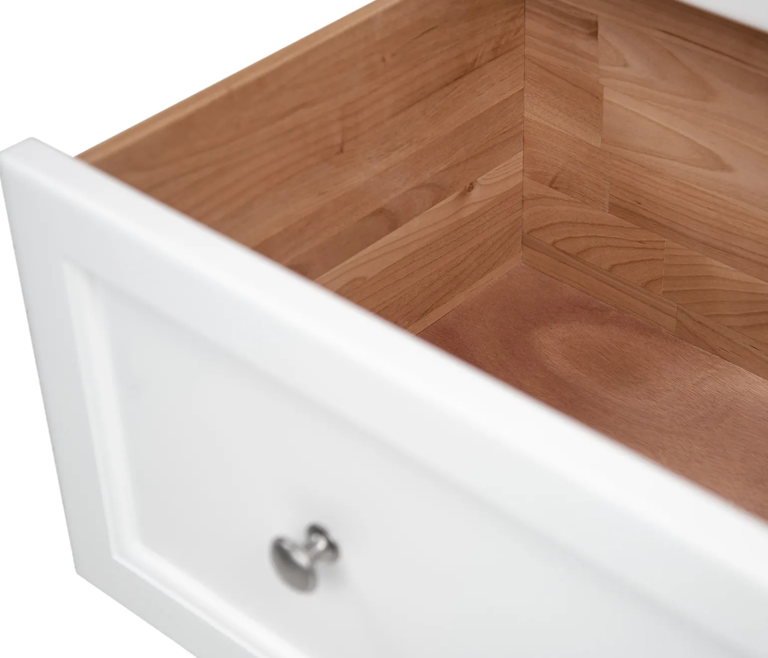 Henderson King Platform Storage Bed - Snowbound White